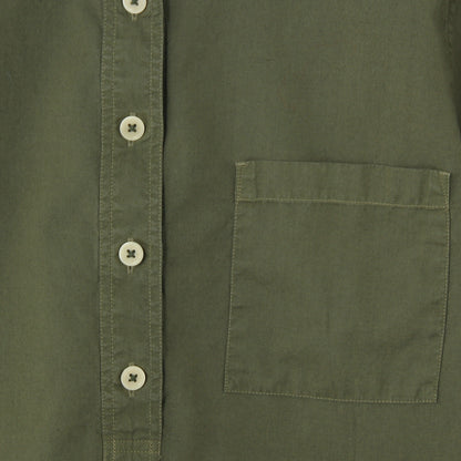 GARMENT DYE COTTON LINEN  SHIRT