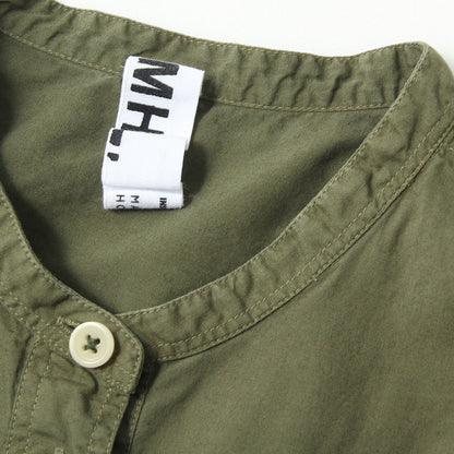 GARMENT DYE COTTON LINEN  SHIRT