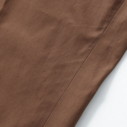 BRUSHED TWILL TROUSERS