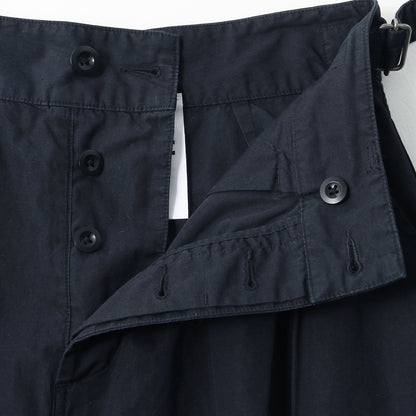 COTTON LINEN TOUGH POPLIN SKIRT