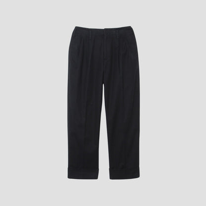 BRUSHED COTTON TWILL TROUSERS