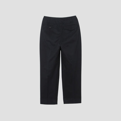 BRUSHED COTTON TWILL TROUSERS