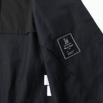 WOOL LINEN PLAINWEAVE BLOUSON