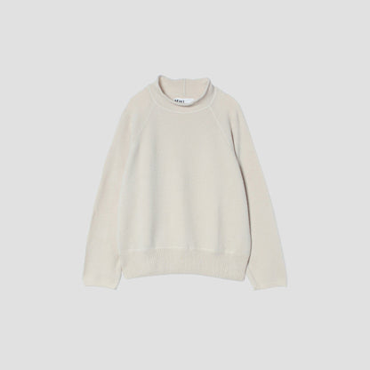 FELTED ROUGH WOOL KNIT