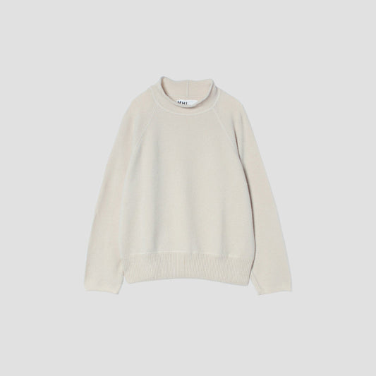 FELTED ROUGH WOOL KNIT