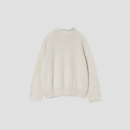 FELTED ROUGH WOOL KNIT