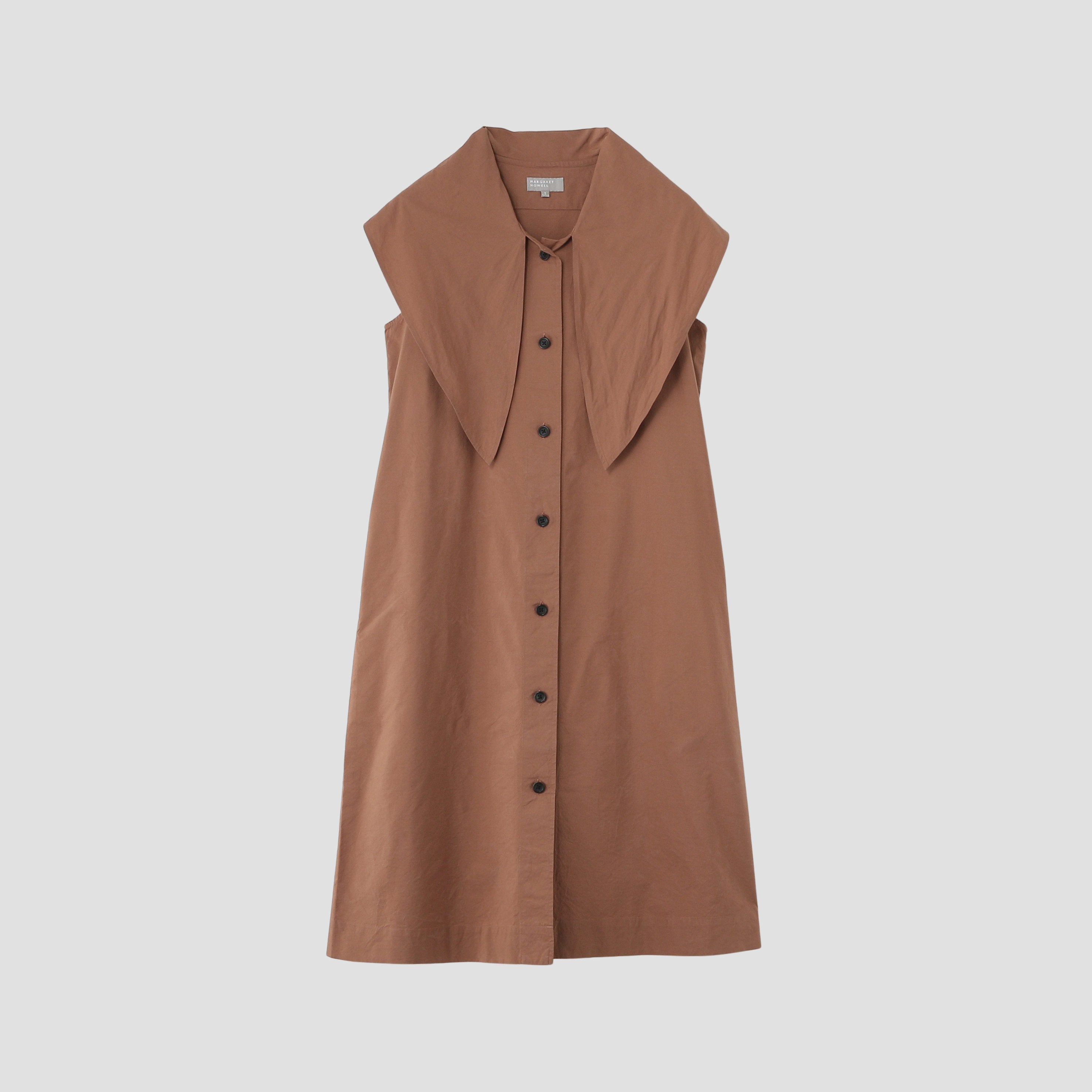 23SS★マーガレットハウエル★COTTON SILK POPLIN★ワンピース MARGARET HOWELL （マーガレットハウエル） | COTTON SILK POPLIN