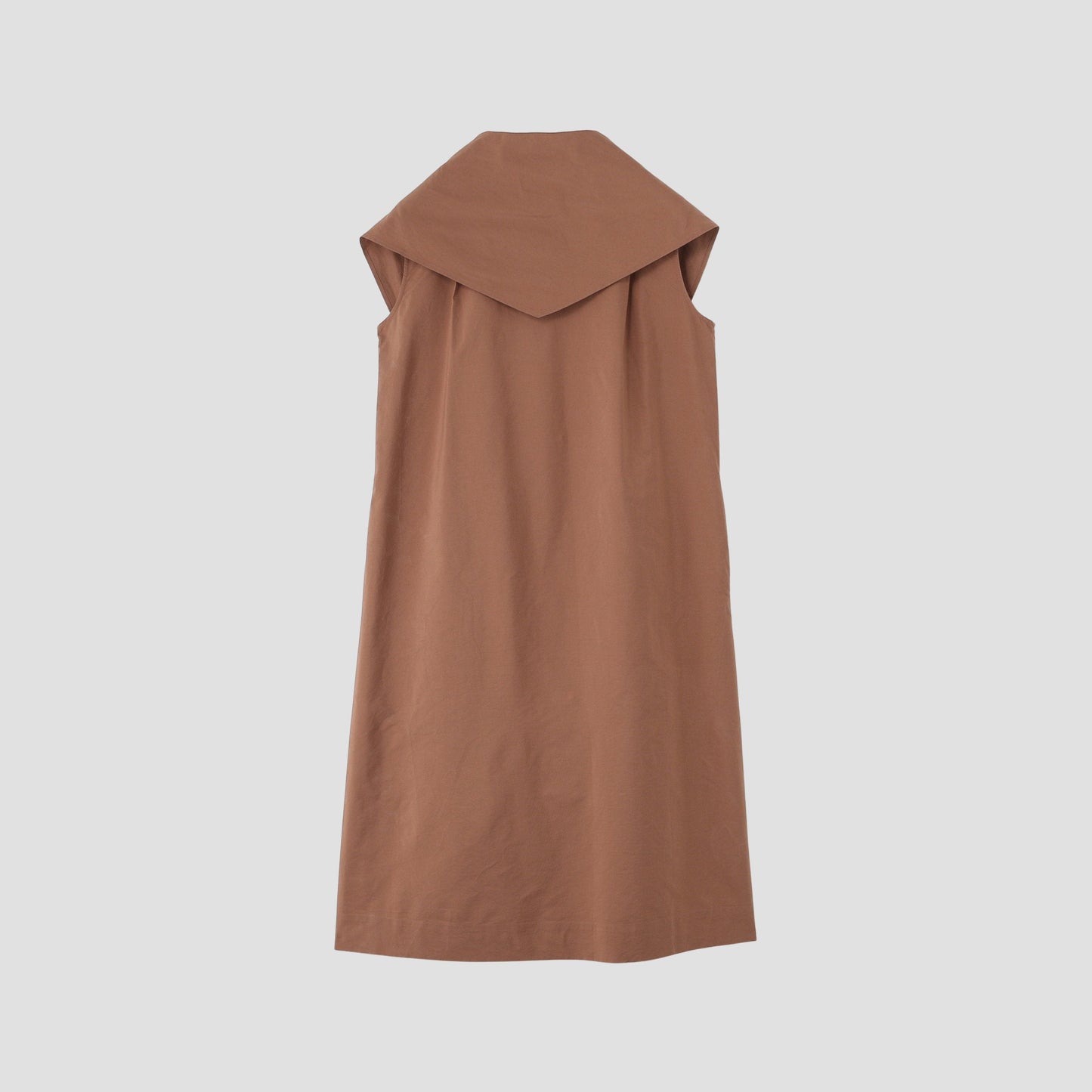 COTTON SILK POPLIN DRESS
