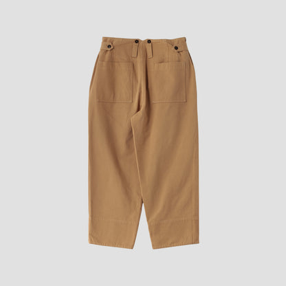 WASHED COTTON DRILL TROUSERS
