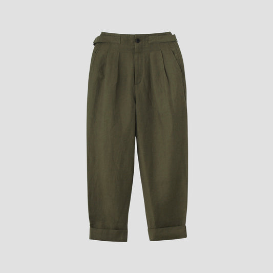 WHITE DENIM TROUSERS