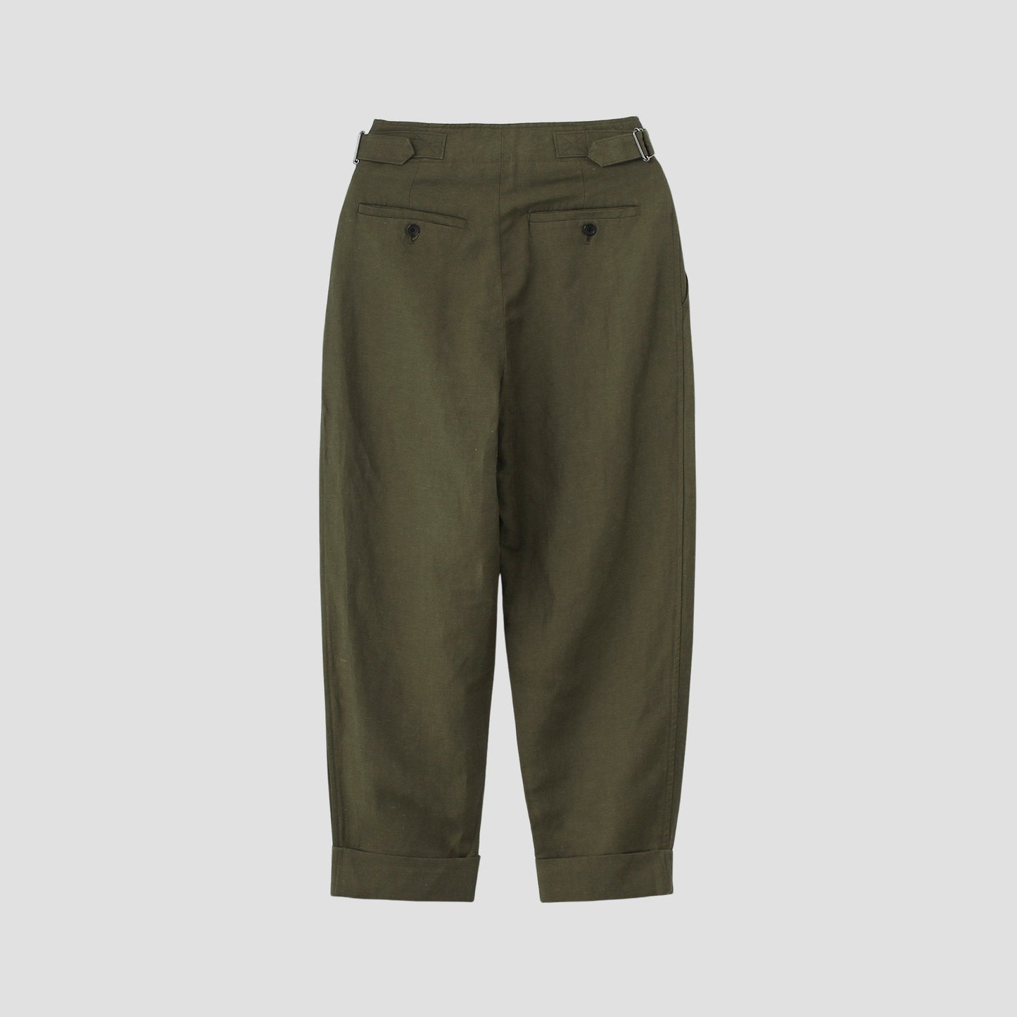 WHITE DENIM TROUSERS