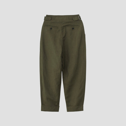 WHITE DENIM TROUSERS