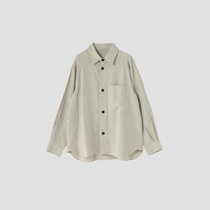 LINEN PLAINWEAVE SHIRT
