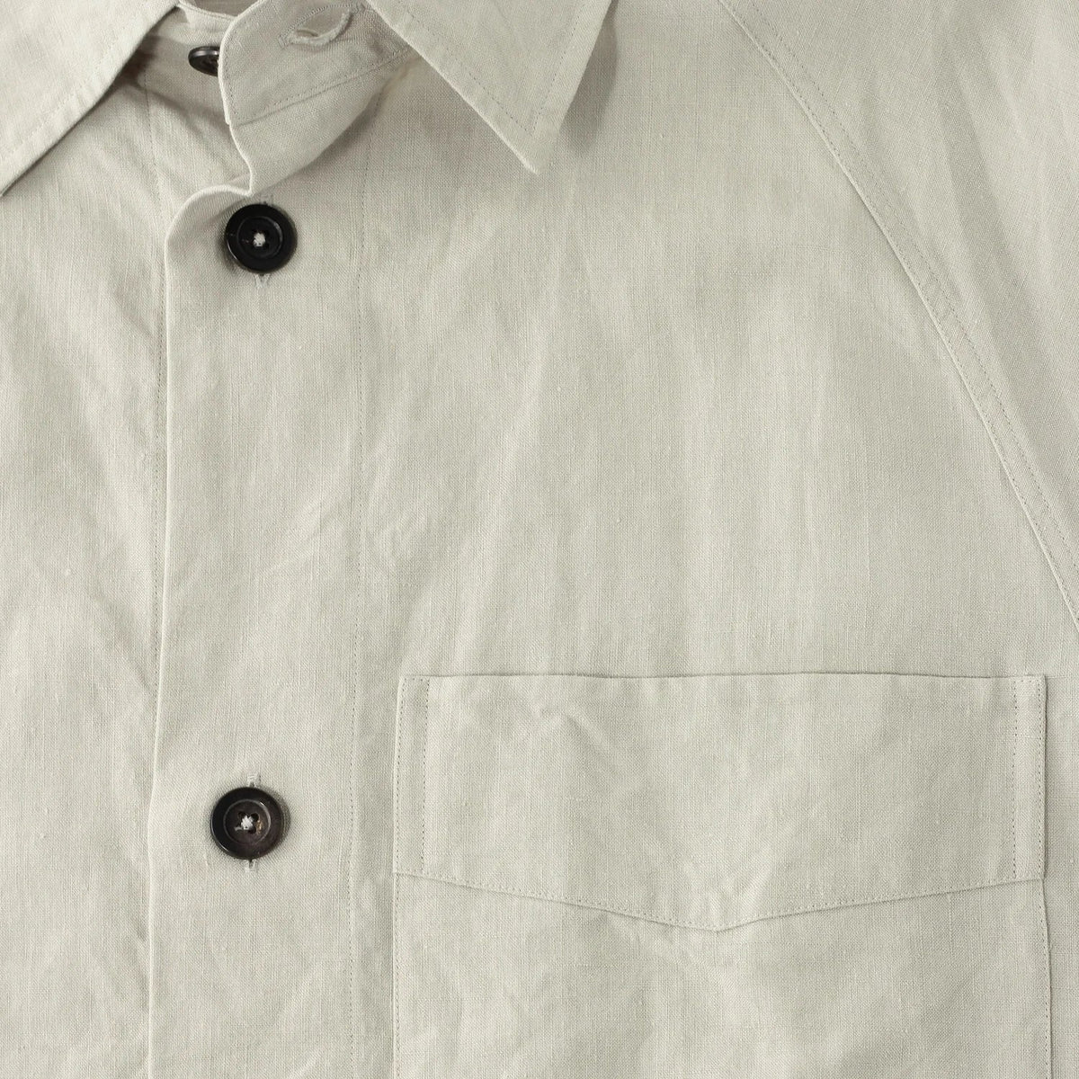 LINEN PLAINWEAVE SHIRT