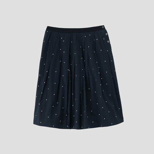 SPOT PRINT BATISTE SKIRT