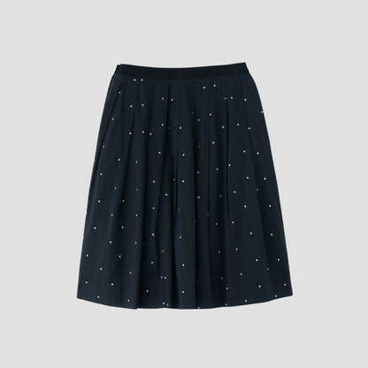 SPOT PRINT BATISTE SKIRT