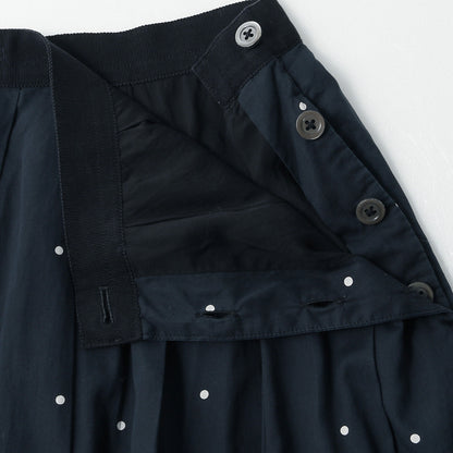 SPOT PRINT BATISTE SKIRT