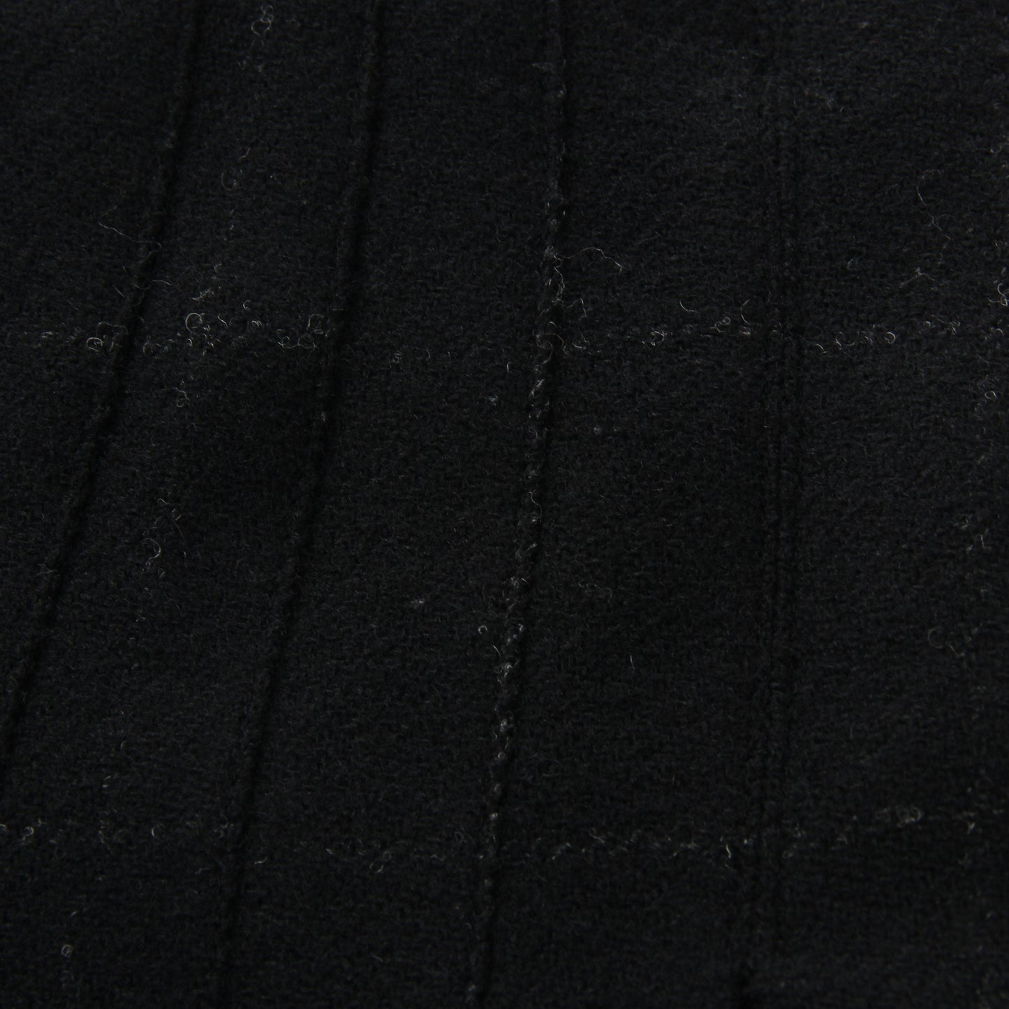 BLACK WINDOWPANE CHECK SKIRT