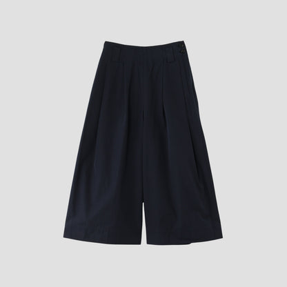 COMPACT COTTON TROUSERS