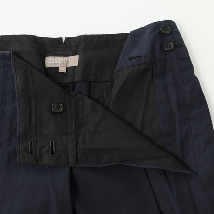 COMPACT COTTON TROUSERS