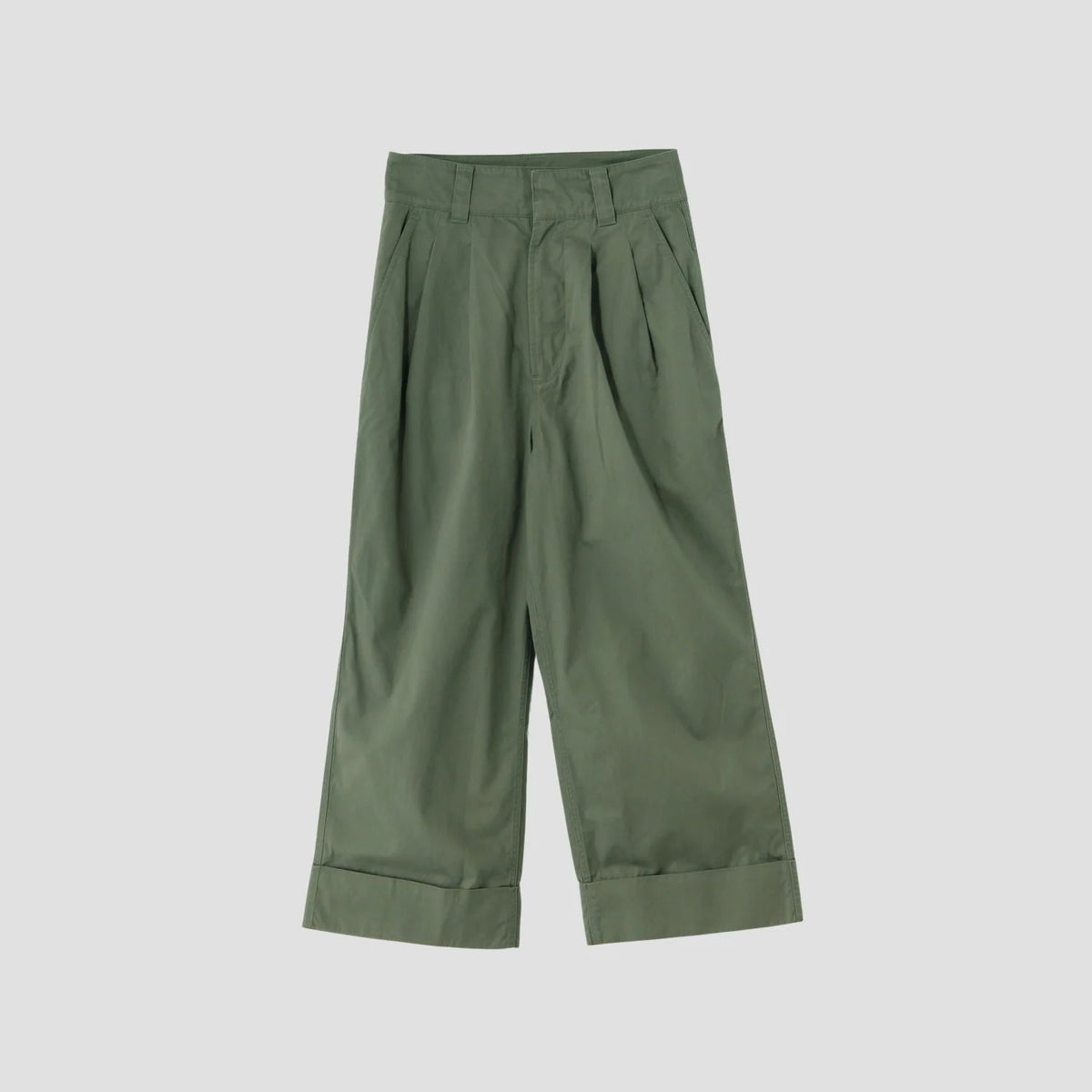 SOFT DENSE COTTON TROUSERS