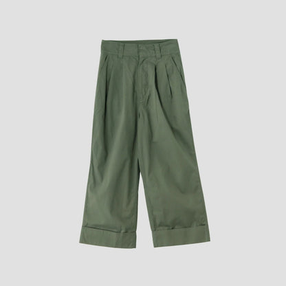 SOFT DENSE COTTON TROUSERS