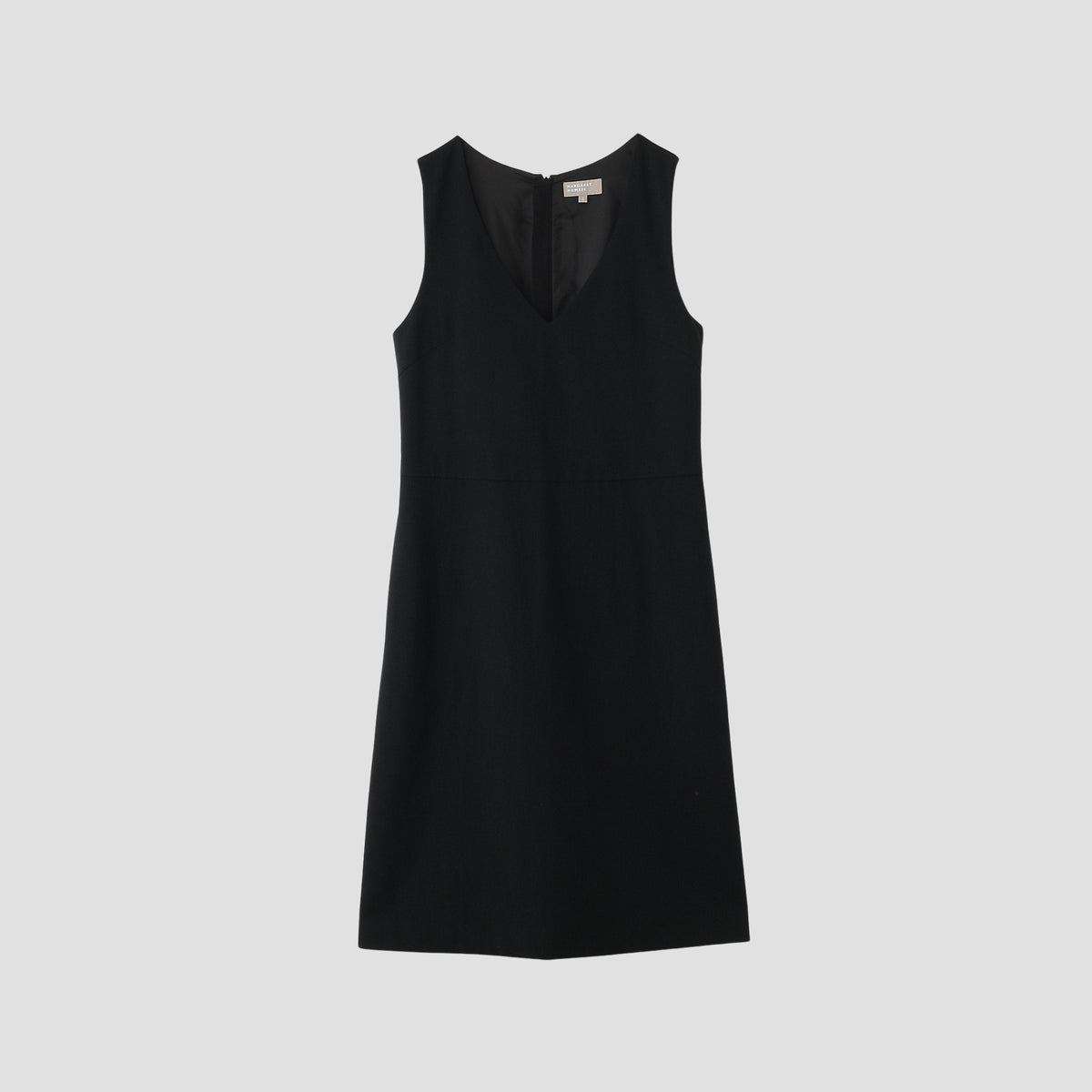MILLED WOOL TWILL DRESS