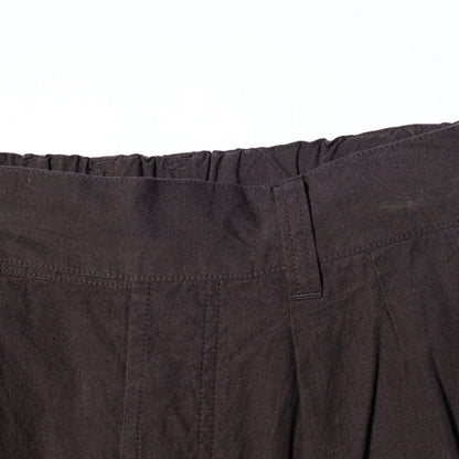 OVERDYE MELANGE COTTON LINEN TROUSERS