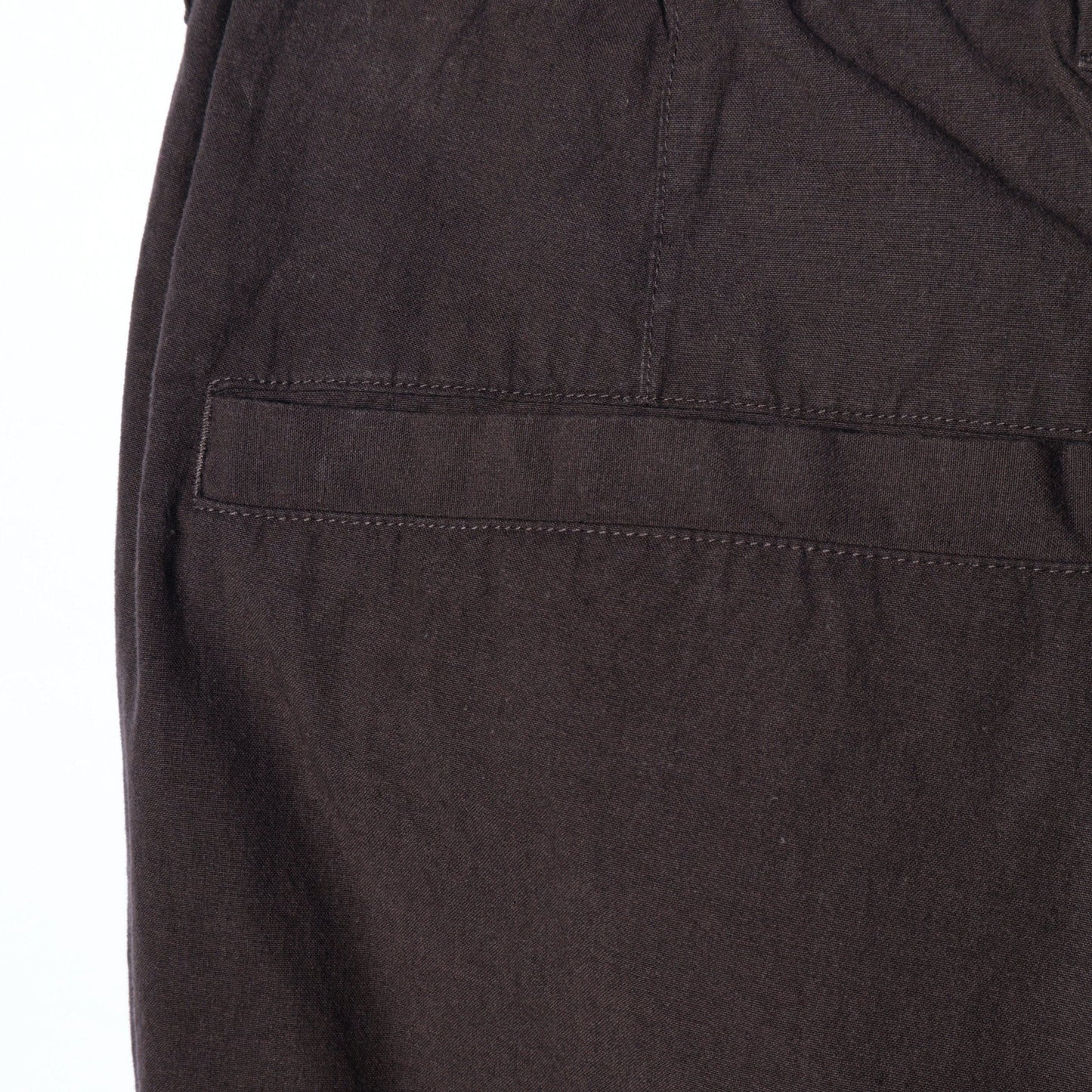 OVERDYE MELANGE COTTON LINEN TROUSERS