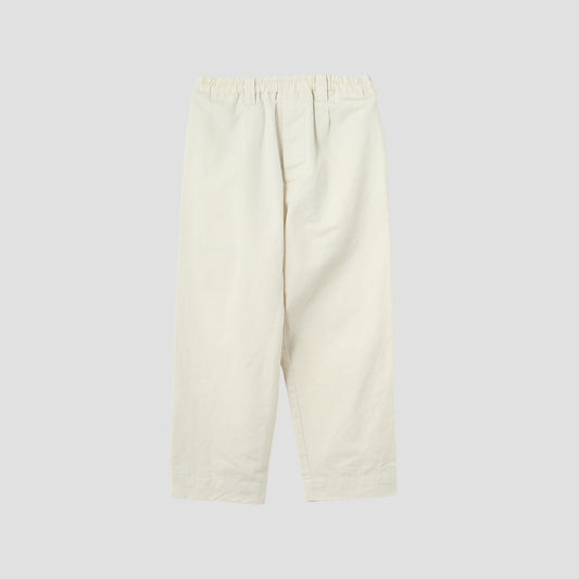 SOFT COTTON LINEN TWILL TROUSERS