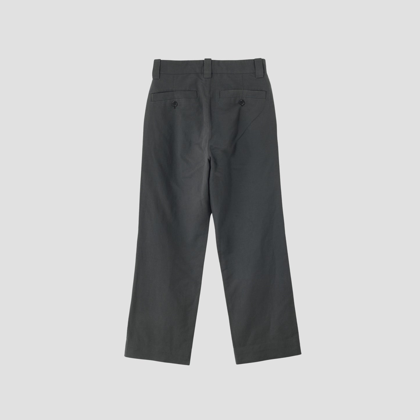 COTTON LINEN OXFORD TROUSERS