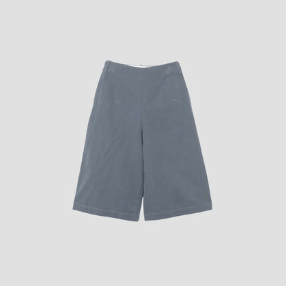 COTTON LINEN CANVAS TROUSERS