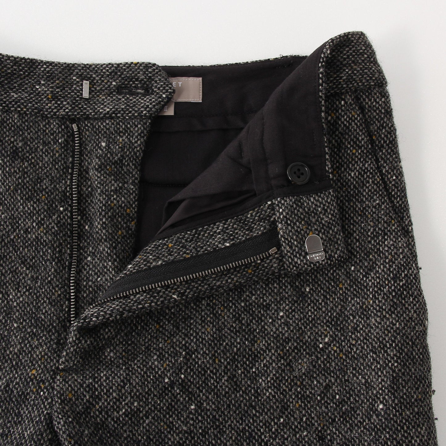 WOOL TWEED TROUSERS