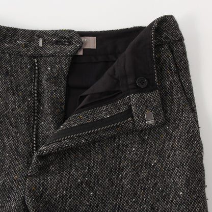 WOOL TWEED TROUSERS