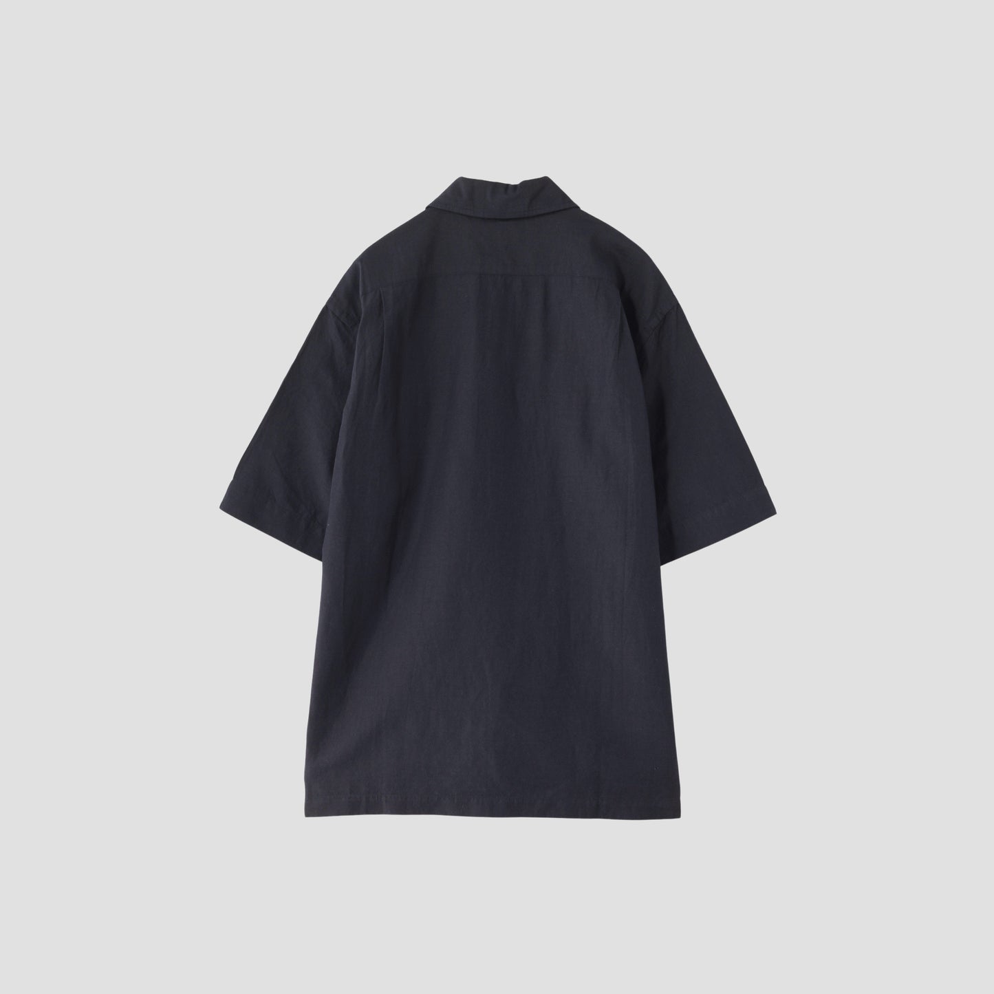 PLAIN WEAVE COTTON LINEN SHIRT