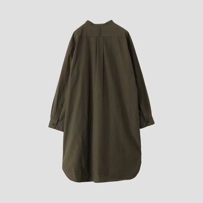 COTTON SILK POPLIN DRESS
