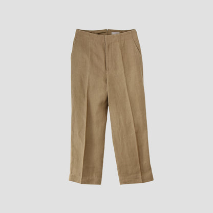 PLAIN LINEN TROUSERS