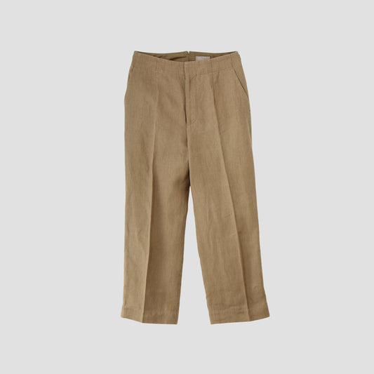 PLAIN LINEN TROUSERS
