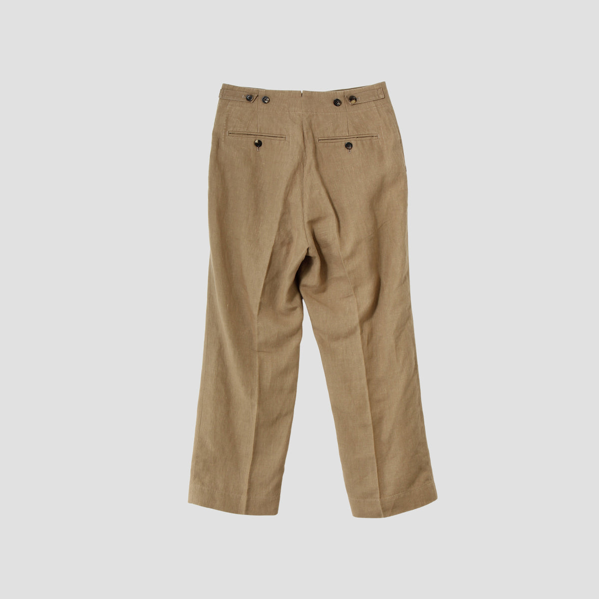 PLAIN LINEN TROUSERS