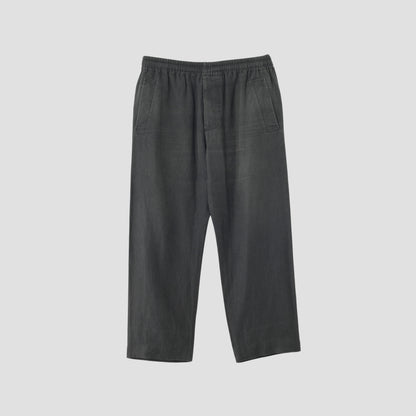 HIGHDENSE PLAINWEAVE LINEN TROUSERS