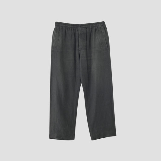 HIGHDENSE PLAINWEAVE LINEN TROUSERS