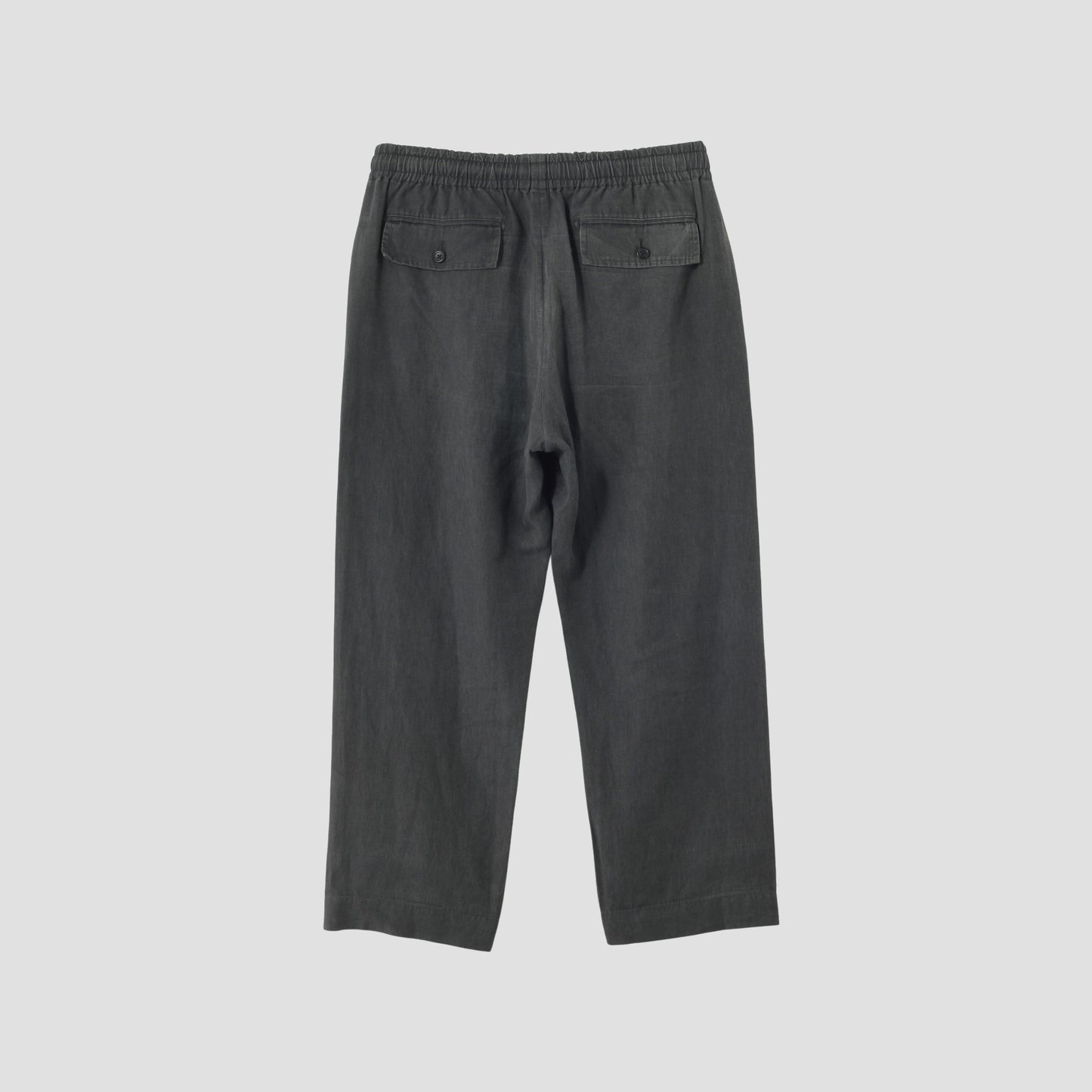 HIGHDENSE PLAINWEAVE LINEN TROUSERS