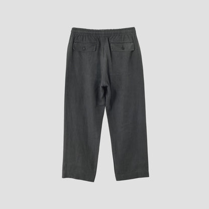 HIGHDENSE PLAINWEAVE LINEN TROUSERS
