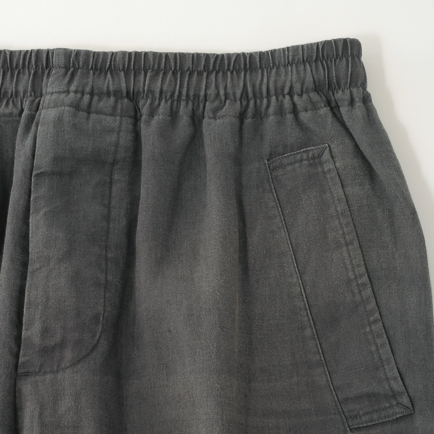 HIGHDENSE PLAINWEAVE LINEN TROUSERS