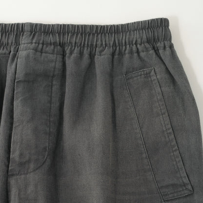 HIGHDENSE PLAINWEAVE LINEN TROUSERS