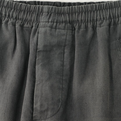 HIGHDENSE PLAINWEAVE LINEN TROUSERS