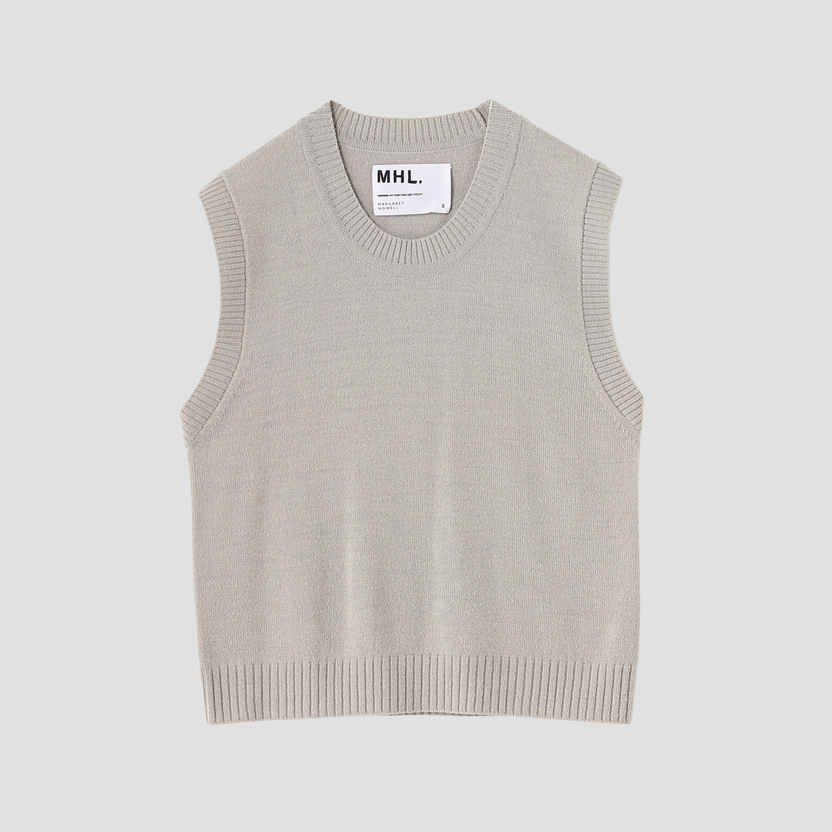 FADED COTTON WOOL KNIT
