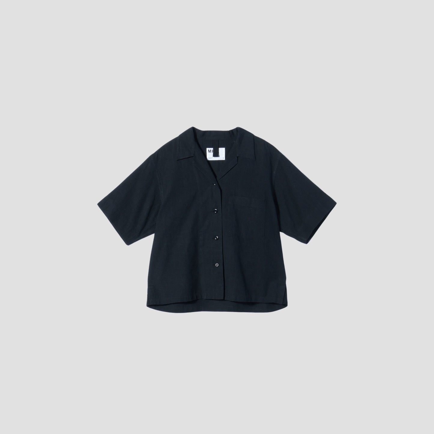 FADED LINEN COTTON PLAINWEAVE SHIRT