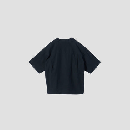 FADED LINEN COTTON PLAINWEAVE SHIRT