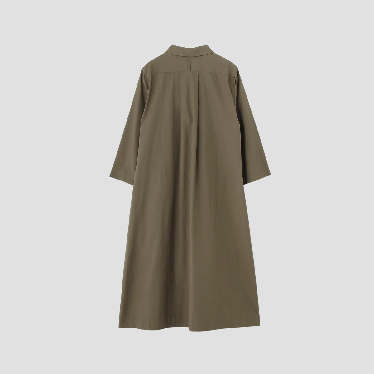 SILK COTTON POPLIN DRESS